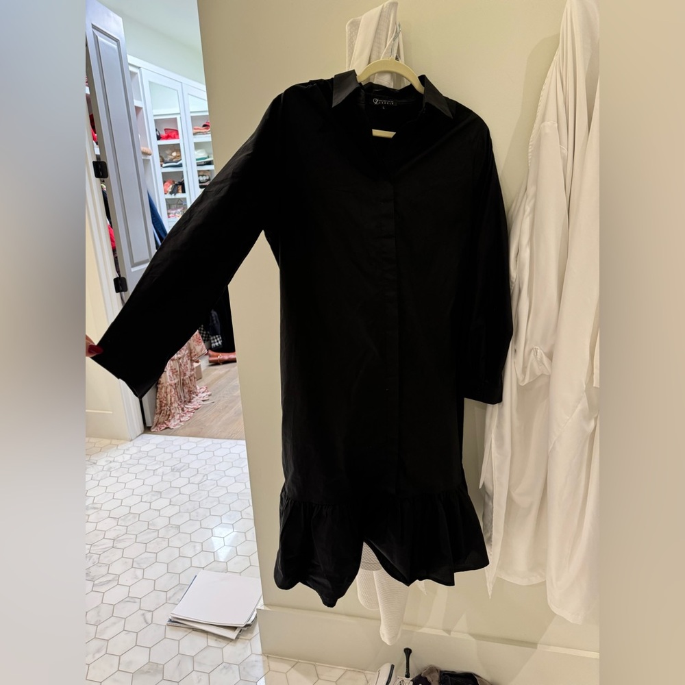 Cezel dress with ruffle hem